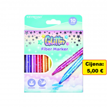 Flomasteri Glitter 10 kom